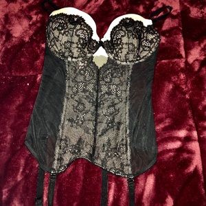 VS Lingerie top with garter attachments